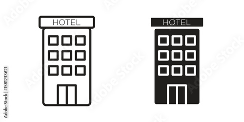 hotel icon. Sign design vectors pack
