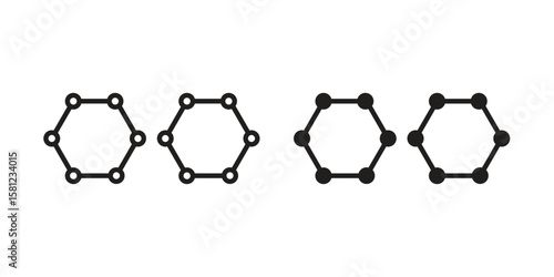 Graphene icon. Sign design vectors pack