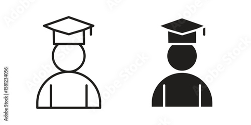 Graduated icon. Sign design vectors pack