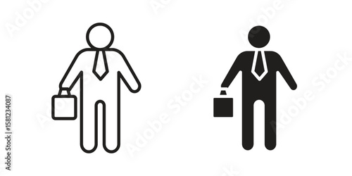 Going to work icon. Sign design vectors pack