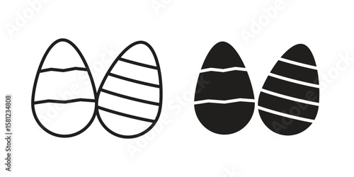 Easter eggs icon. Sign design vectors pack