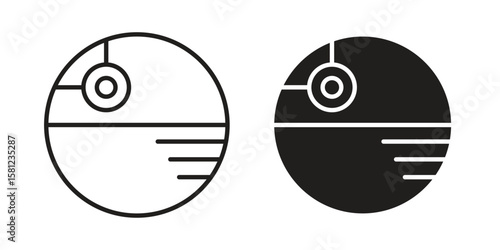 Death star icon. Sign design vectors pack