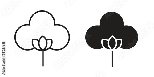 Cotton icon. Sign design vectors pack