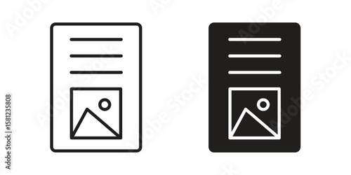 Content icon. Sign design vectors pack