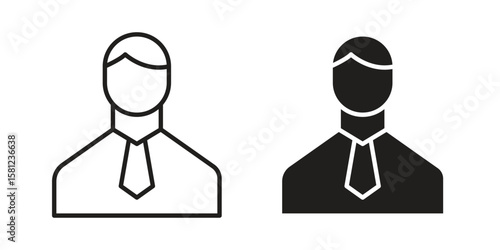 Businessman icon. Sign design vectors pack