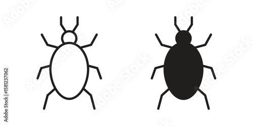 Bedbug icon. Sign design vectors pack