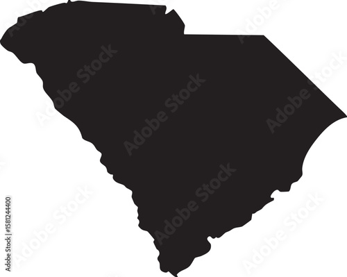 Vector Map of South Carolina