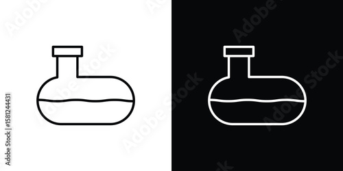 Sewerage tank icon. Black illustration isolated for graphic and web design.