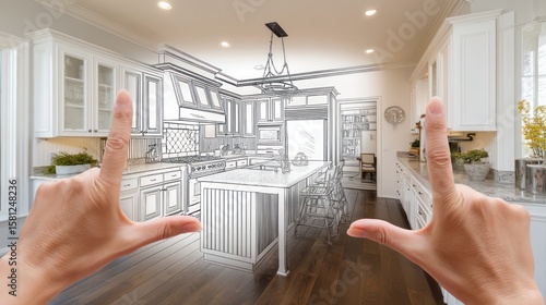 Kitchen Remodel: Before & After Design Visualization