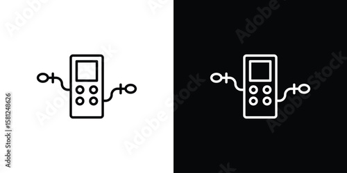Dialysis icon. Black illustration isolated for graphic and web design.