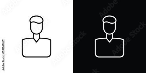 Cashier icon. Black illustration isolated for graphic and web design.