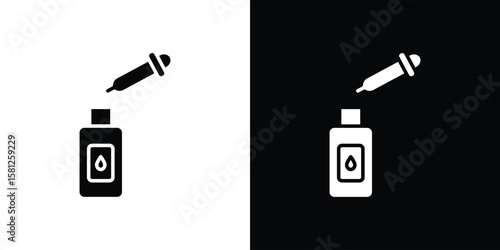 Serum icon symbol. Simple, flat design for and apps