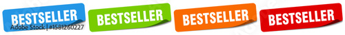 bestseller sticker. bestseller sticker set on white background