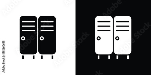 Foto Locker icon symbol. Simple, flat design for and apps