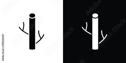Cuadro en lienzo Blood vessel icon symbol. Simple, flat design for and apps