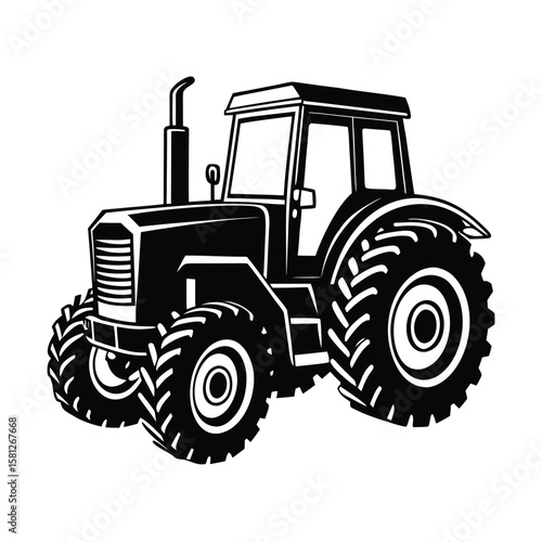 tractor vector illustration