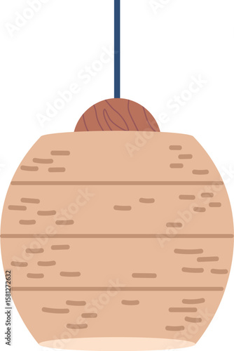 Ceiling chandelier lamp vector illustration