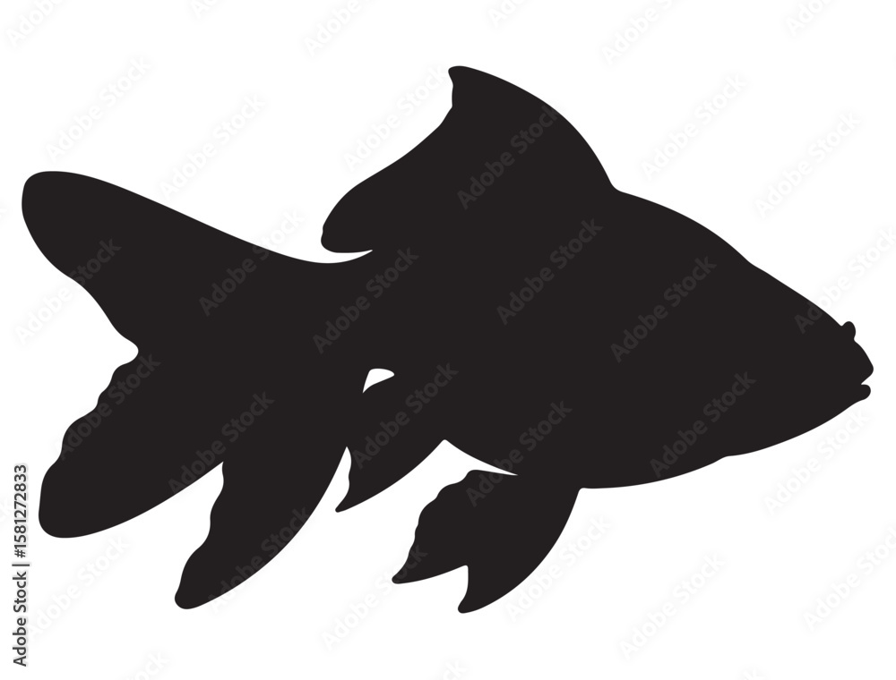 GOLDFISH SILHOUETTE GOLDFISH SILHOUETTE