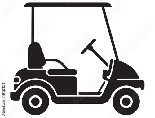 GOLF CART SILHOUETTE