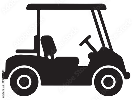 GOLF CART SILHOUETTE