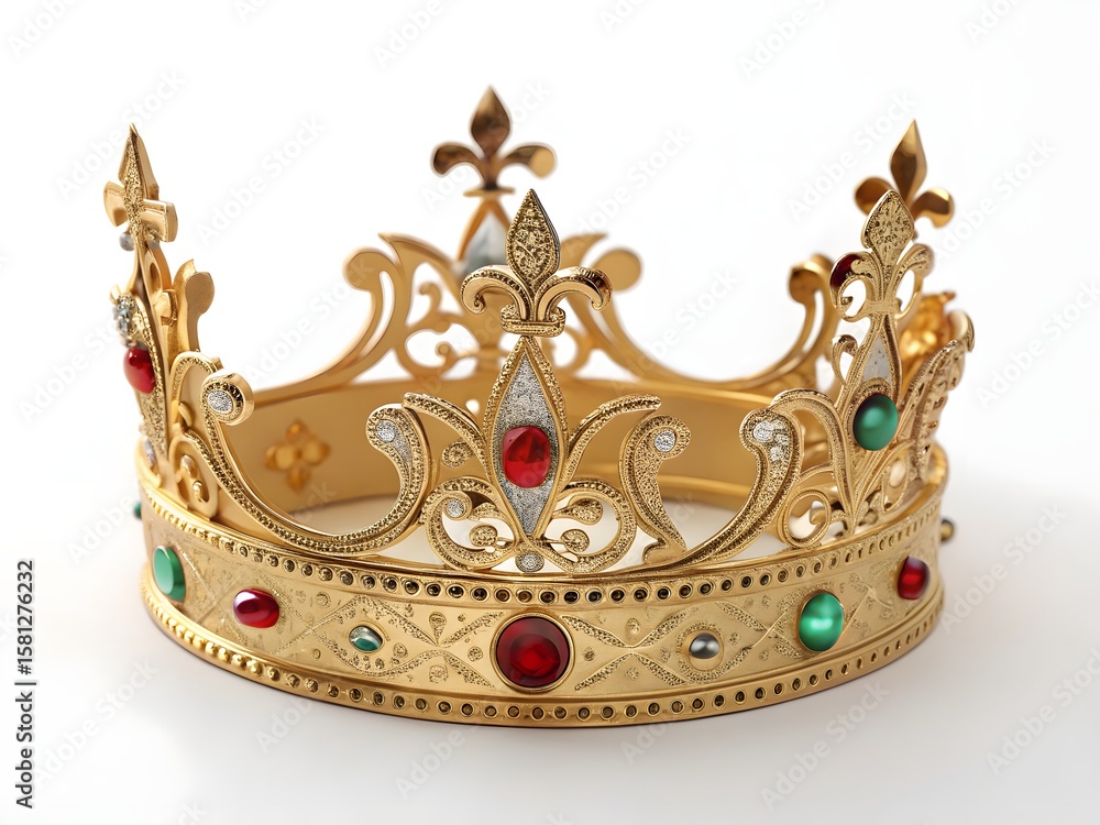 golden crown isolated on white golden crown isolated on white