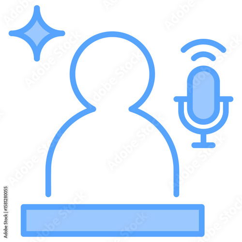 Moderator Blue Icon