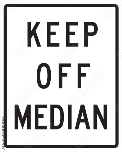 keep off median