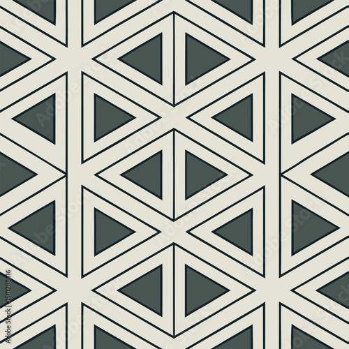 Geometric triangle pattern seamless design abstract wallpaper background for modern design