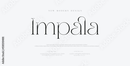 Abstract minimal future alphabet fonts. simple typography sport future creative font . vector illustrator