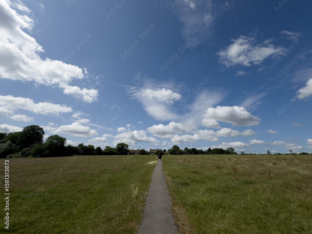 Fototapeta premium Rural landscape of Wiltshire in the UK.