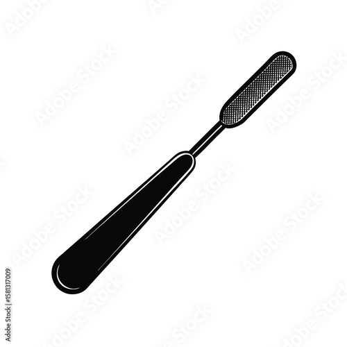 cuticle pusher on white background