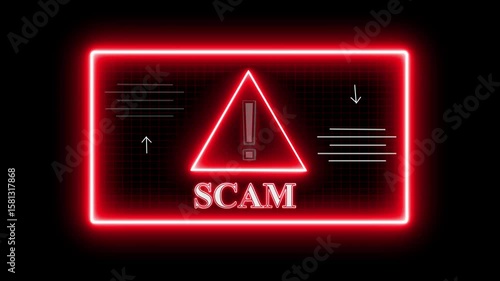 Caution sign data unlocking hackers. Malicious software, virus and Scam, System warning hacked alert, scam on online network, data breach, risk of website. compromised information concept.