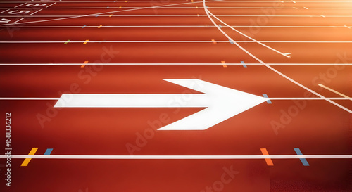 Runway Directional Guidance For Athlete Sporting Future And Goal Achievement