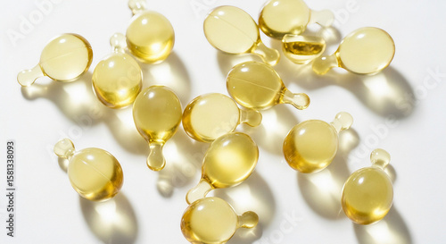 Scientific molecular structure and cosmetic serum drop, DNA and chemical formula design