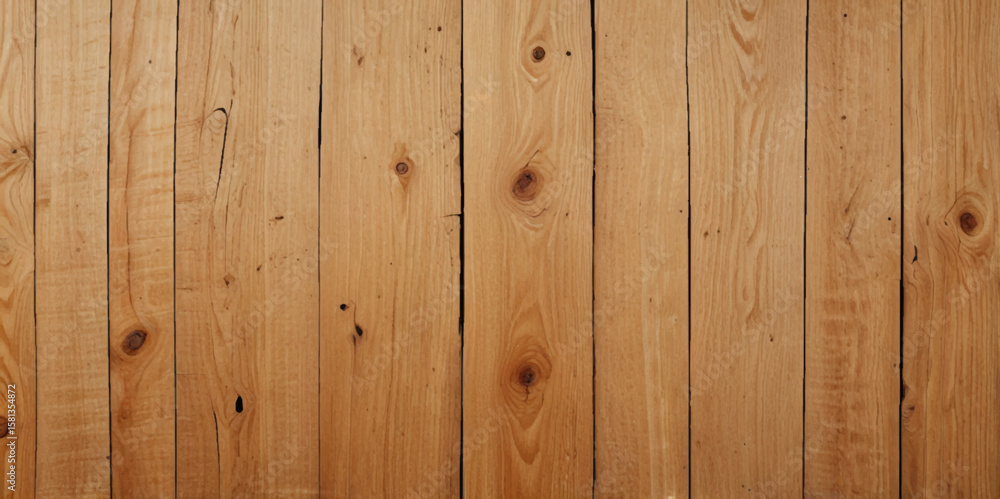 Fototapeta premium Light brown wood texture background. National pattern wooden table background.