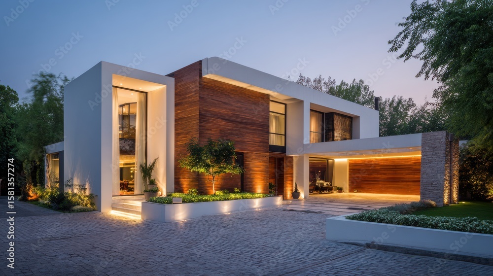 Fototapeta premium Stunning photo of casa duplex.