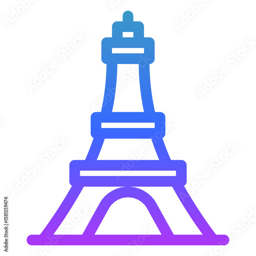 Tower of eiffel icon