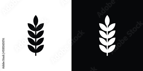 Foto Wheat icon. vector graphics pack.