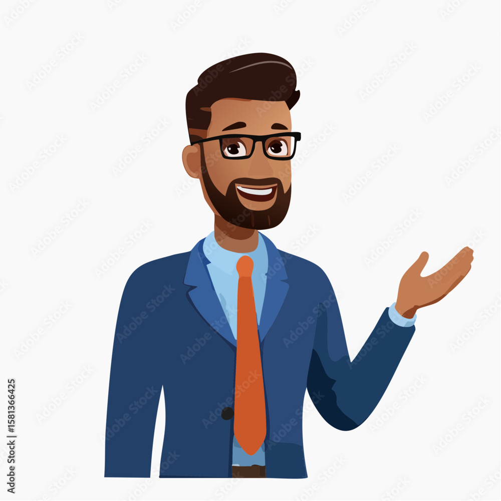 businessman explaining businessman explaining