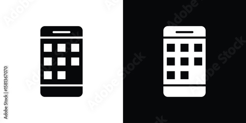 Photos Mobile notch icon. vector graphics pack.