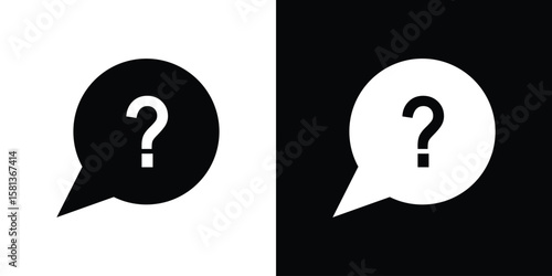 Konstfotografi Interrogation icon. vector graphics pack.