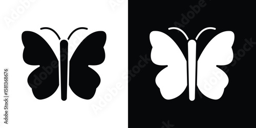 Butterfly icon. vector graphics pack.