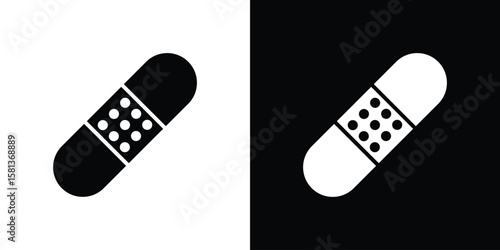 Band aid icon. vector graphics pack.