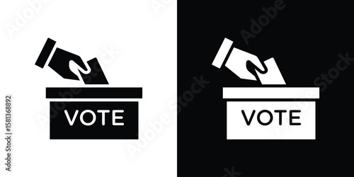 Ballot icon. vector graphics pack.