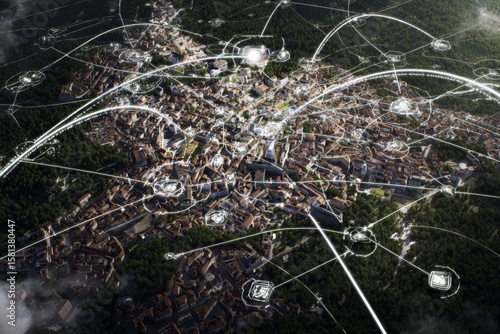Animated data lines: arcgis tapestry's geographic integration. Data precision. June 2025 esri update: innovating geodemographic systems. Tech trends. Tech upgrades.