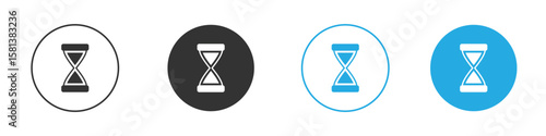 Hourglass icon design Concept collection for UI UX
