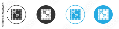 Game board icon design Concept collection for UI UX