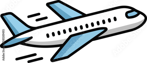 Airplane Flying Illustration Representing Travel Aviation Transport Tourism Vacation Journey Global Transportation Flight Adventure And Airline Transportation Concept

