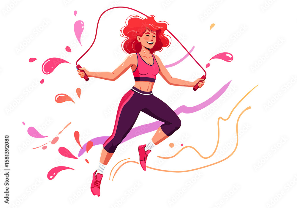 Jumping rope fitness workout Jumping rope fitness workout