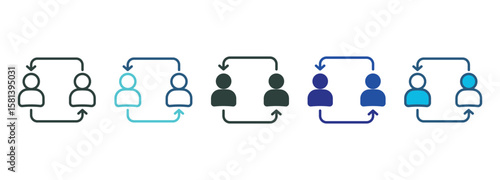 Sharing Icon Set Multiple Style Of